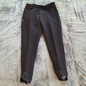 Bogner Vintage Fantastiss Alpine Ski Pants 1960s Mens Black Stirrup 32 Short